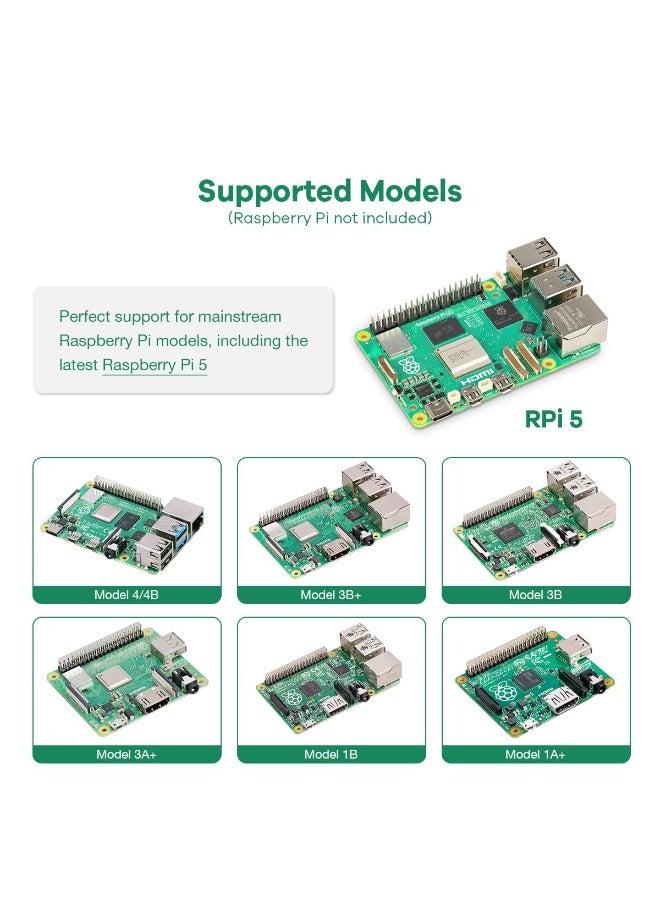 WALALLA Super Starter Kit for Raspberry Pi 5/4/4B/3B/3B+,Python C Java Scratch,with Tutorial Beginner Kit - Image 2
